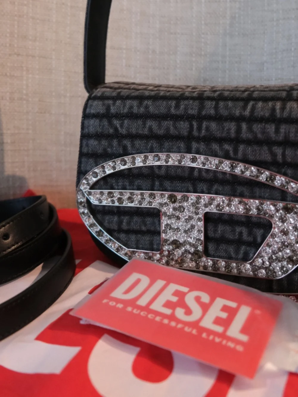 DIESEL 1DR Iconic Shoulder Bag In Padded